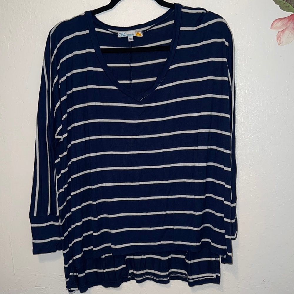 C&C California long sleeve oversized top, XS